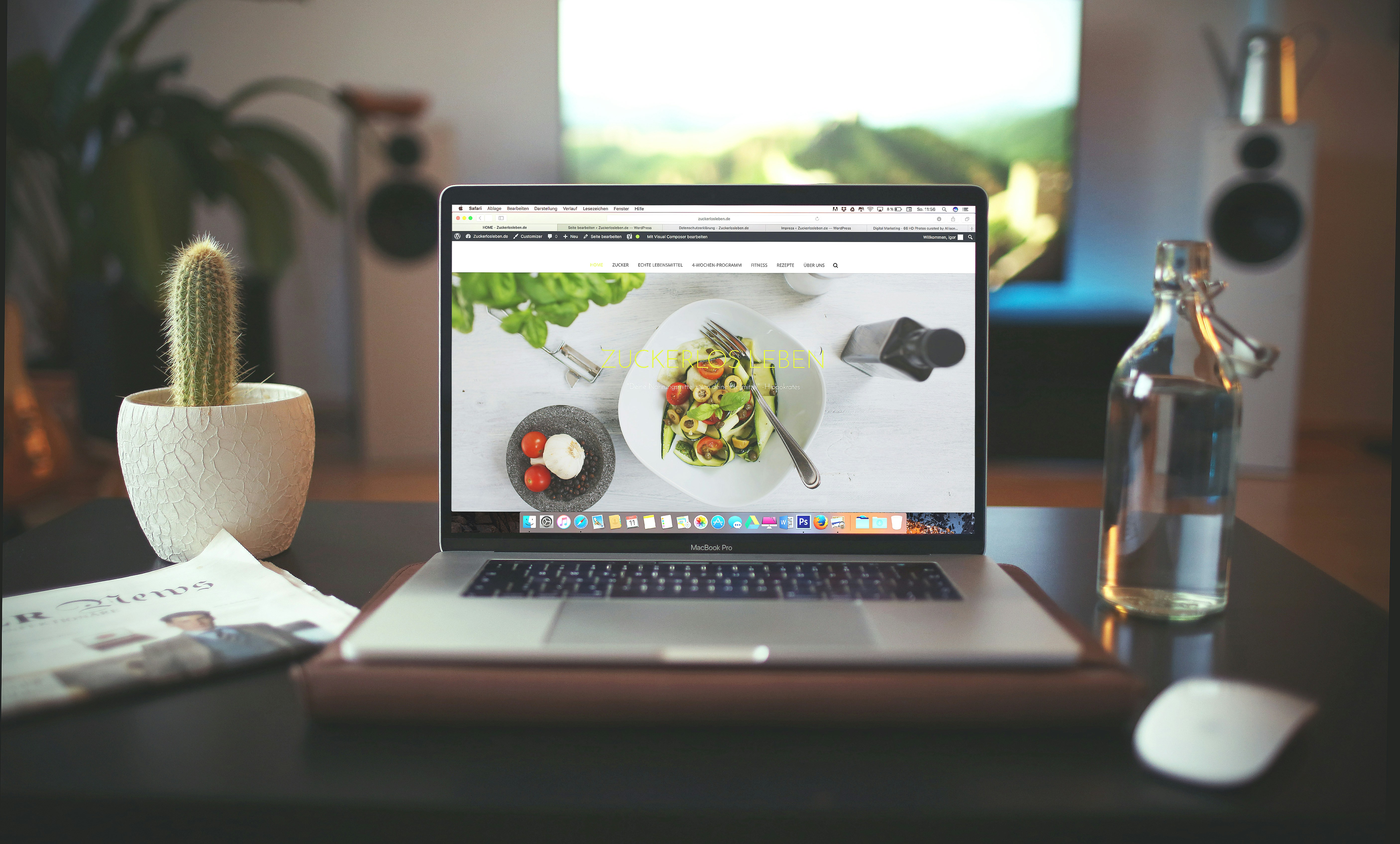 Landing page en dispositivo